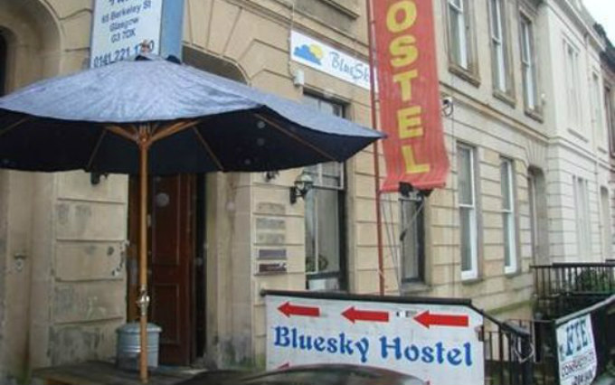 The exterior of Clyde Hostel